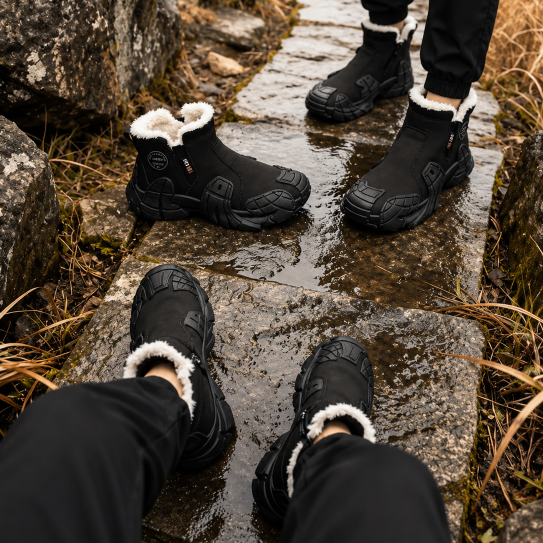 Men's Waterproof Mid-Top Hiking Boots